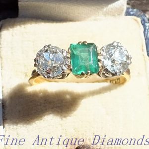 Special old cut diamond ring