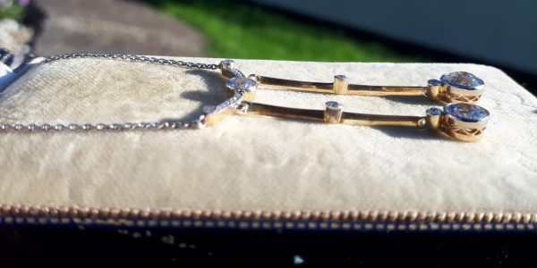 Rare antique negligee necklace