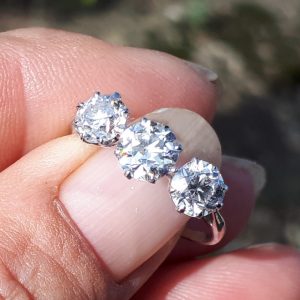 Top quality old cut diamond ring