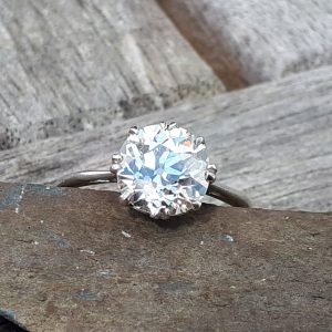 SOLD. EXCEPTIONAL VS 2.30ct old cut diamond solitaire
