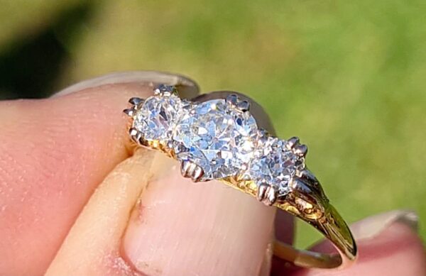 SOLD. Edwardian Trilogy ring