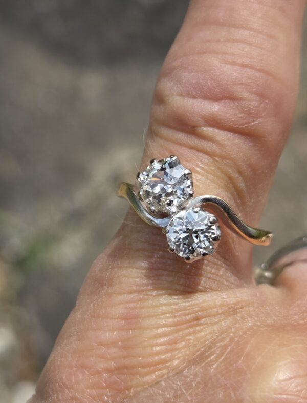GORGEOUS! 2stone diamond/ Moi et Toi. - Image 9
