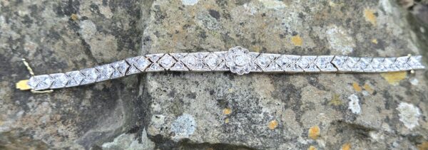 Sold Rare! Top quality Edwardian Diamond Bracelet - Image 4