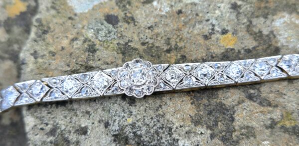 Sold Rare! Top quality Edwardian Diamond Bracelet - Image 5