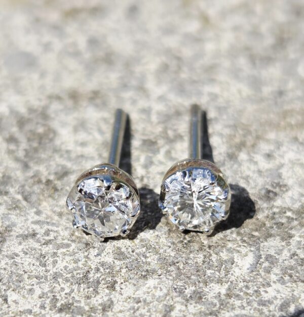 Super Old Cut Diamond Stud earrings