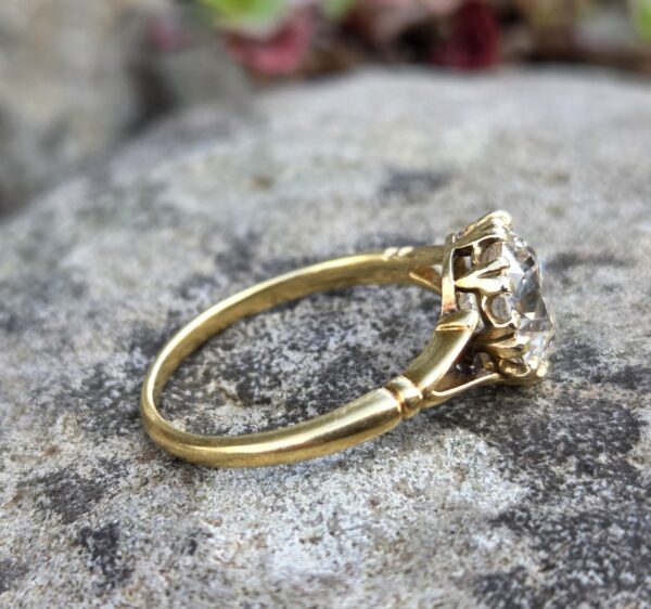 A rare and special old cut diamond solitaire ring - Image 12