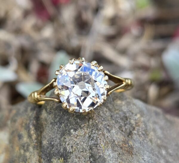 A rare and special old cut diamond solitaire ring - Image 10
