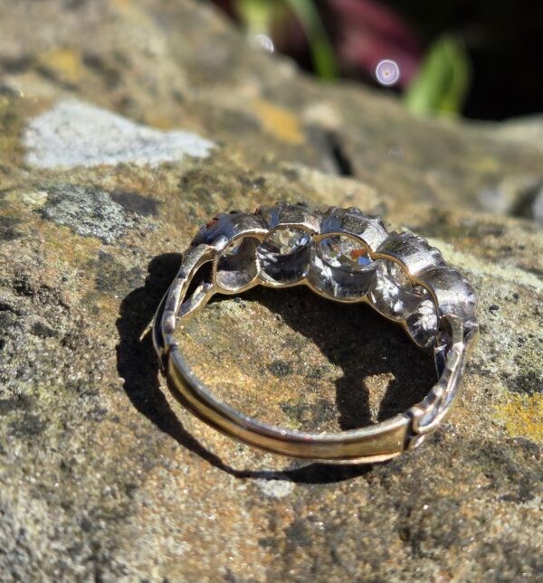 Rare 5 stone Diamond ring. - Image 10