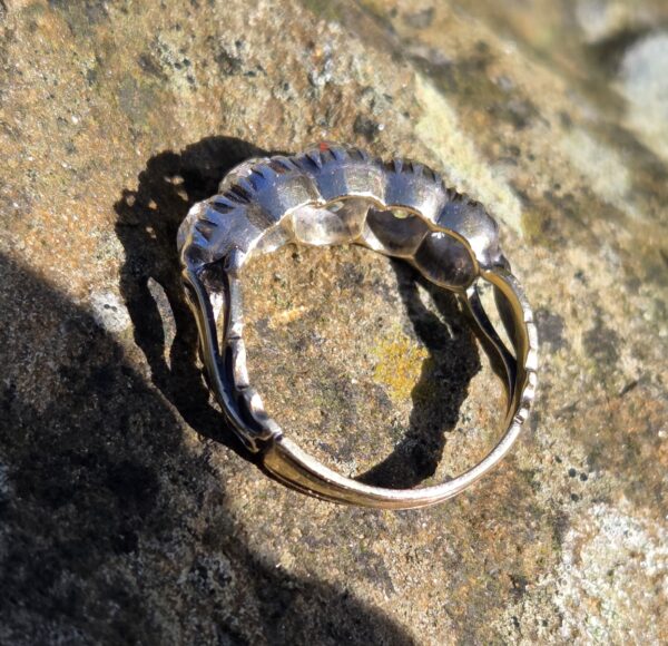 Rare 5 stone Diamond ring. - Image 9