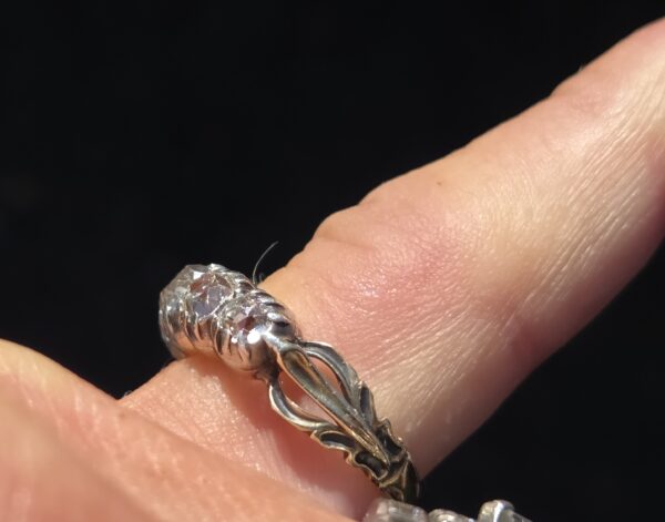 Rare 5 stone Diamond ring. - Image 3