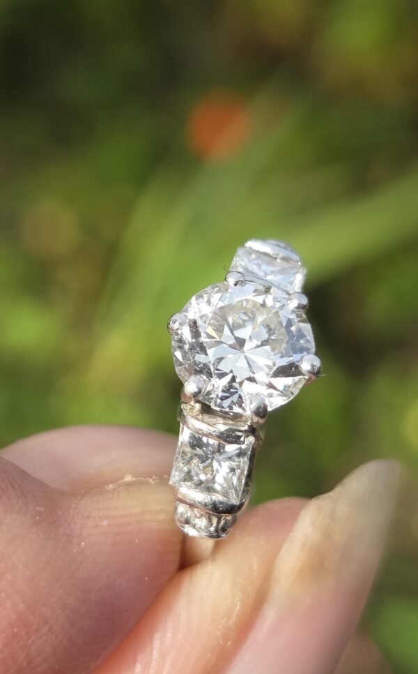 Fabulous Old cut Diamond Solitaire ring