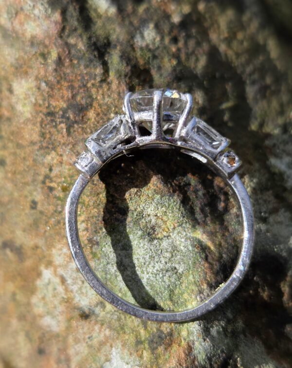 Fabulous Old cut Diamond Solitaire ring - Image 12