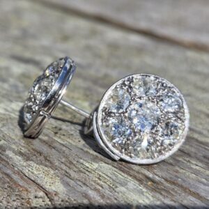 Exeptional Old Cut Diamond Stud earrings!!