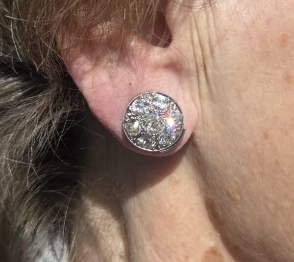 Exeptional Old Cut Diamond Stud earrings!! - Image 10