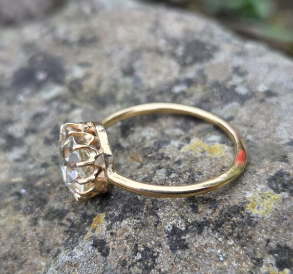 OLD EUROPEAN CUT 3ct DIAMOND. - Image 4