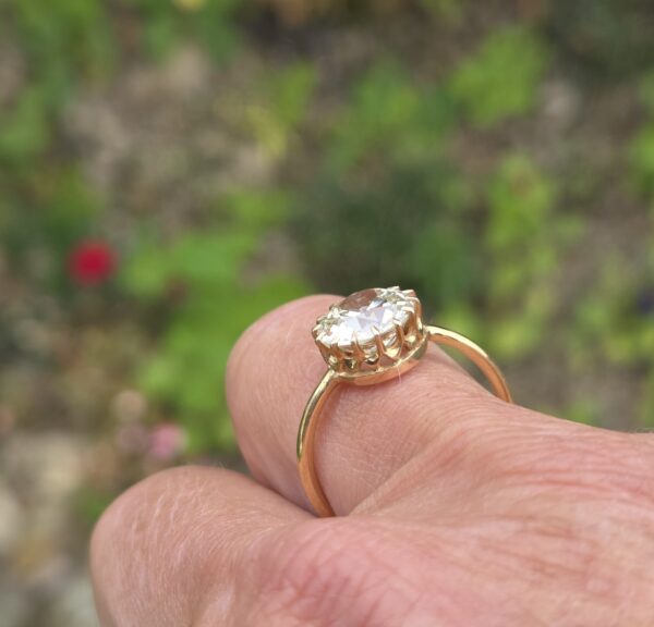 OLD EUROPEAN CUT 3ct DIAMOND. - Image 9