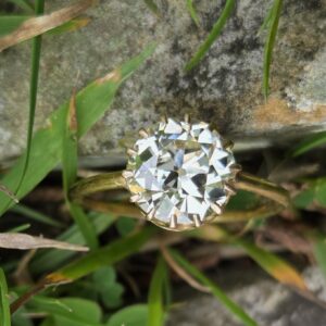 OLD EUROPEAN CUT 3ct DIAMOND.