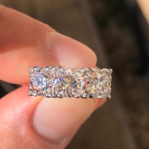 SOLD. Investment quality Trilogy ring