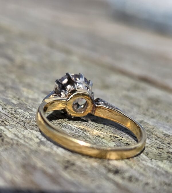 Classic Old Cut Diamond Solitaire ring - Image 10