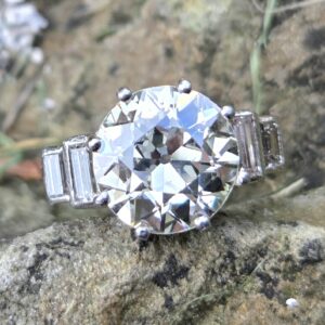 An Incredible 4.50ct Old Cut Diamond Ring