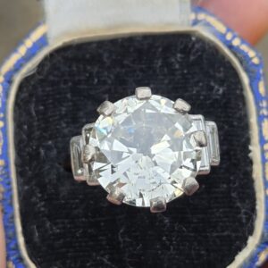 8.45ct! Old Cut Diamond Solitaire.