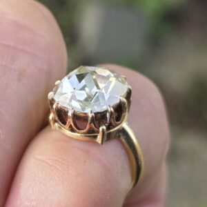 A Historic Old Rose Cut Diamond ring