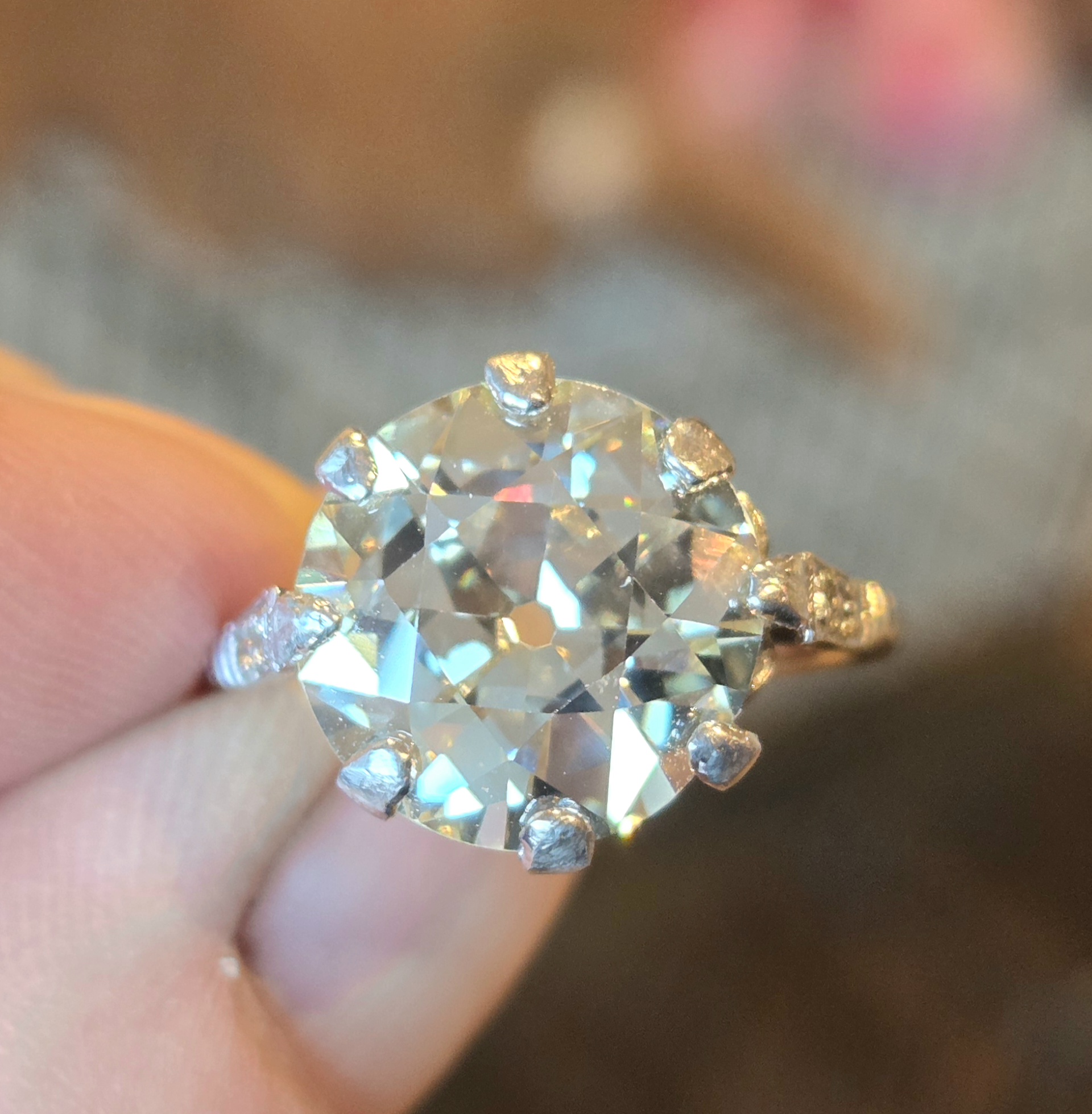 SOLD. A Ring of a lifetime! 6.40ct Old European Cut Solitaire - Image 19