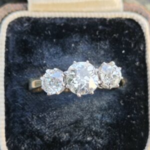 Exceptional 2ct Trilogy/3 stone ring