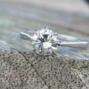 SOLD. Antique Diamond Solitaire