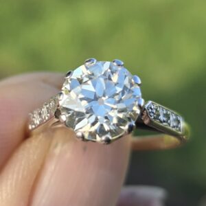A Special 2.20ct Old cut Solitaire!