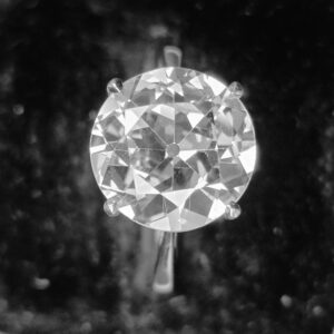 Simply Fabulous!!! 4.64ct Old European cut Diamond Solitaire