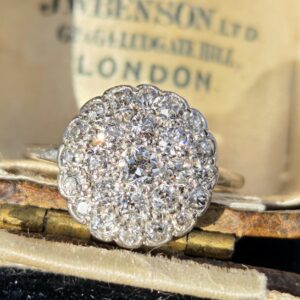 A Beautiful Antique Diamond Cluster ring
