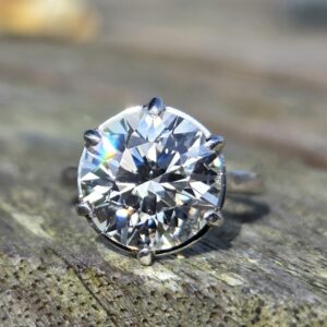 An Exceptional Vintage 4.50ct Diamond Solitaire