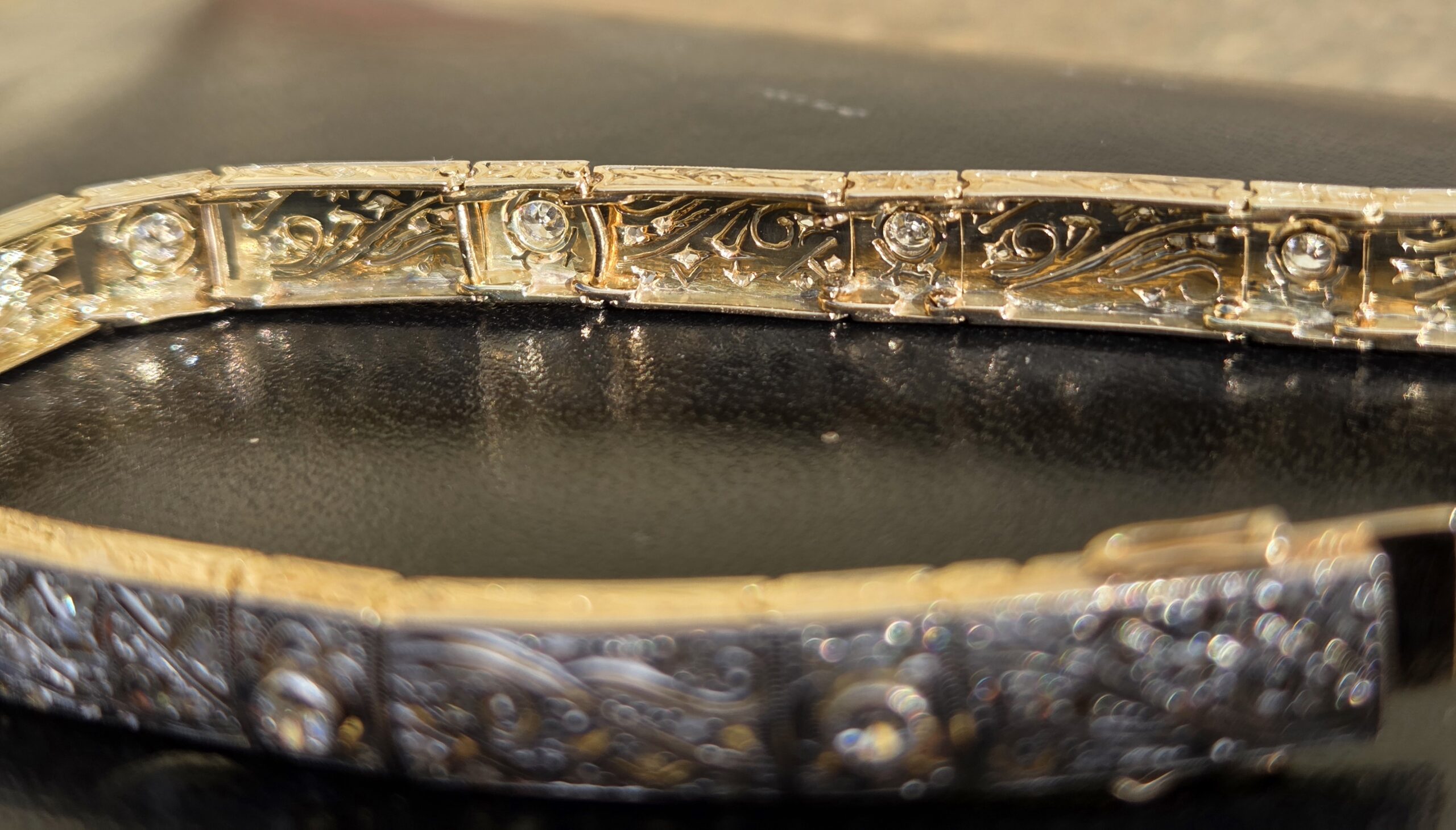 Love this Edwardian old cut Diamond bracelet. - Image 6