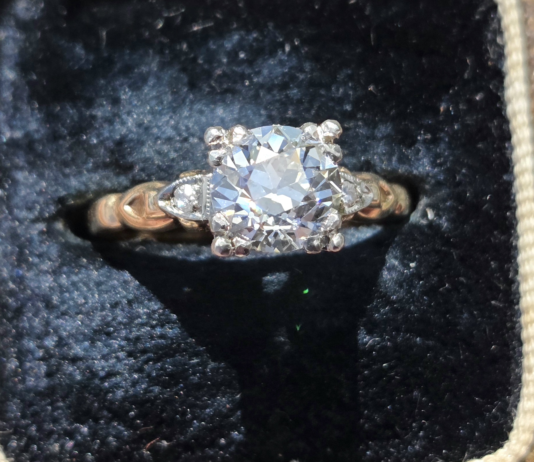 A special Old Cut Diamond Solitaire ring - Image 13
