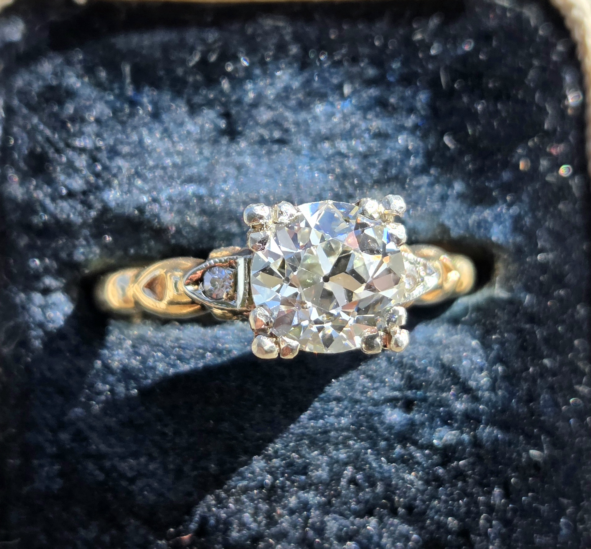 A special Old Cut Diamond Solitaire ring - Image 8