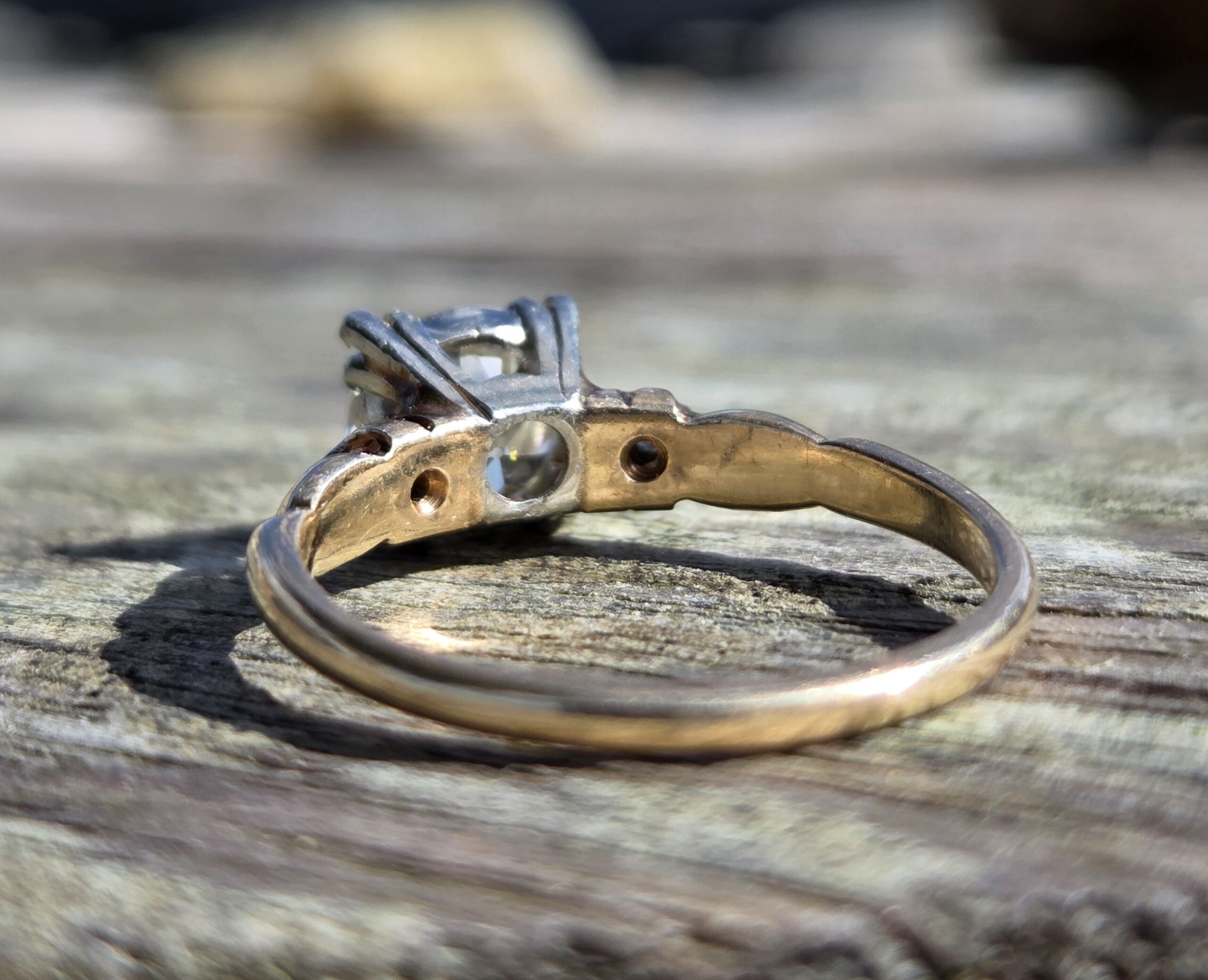 A special Old Cut Diamond Solitaire ring - Image 12