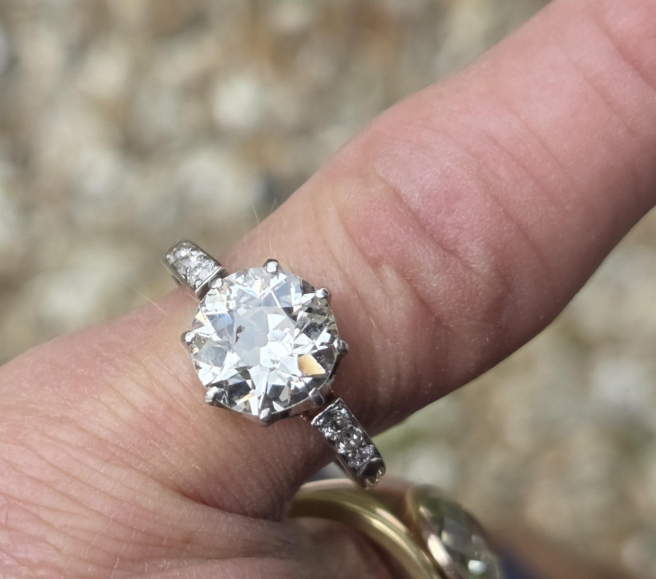 2.50ct Old European cut Diamond Solitaire - Image 9