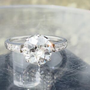 2.50ct Old European cut Diamond Solitaire