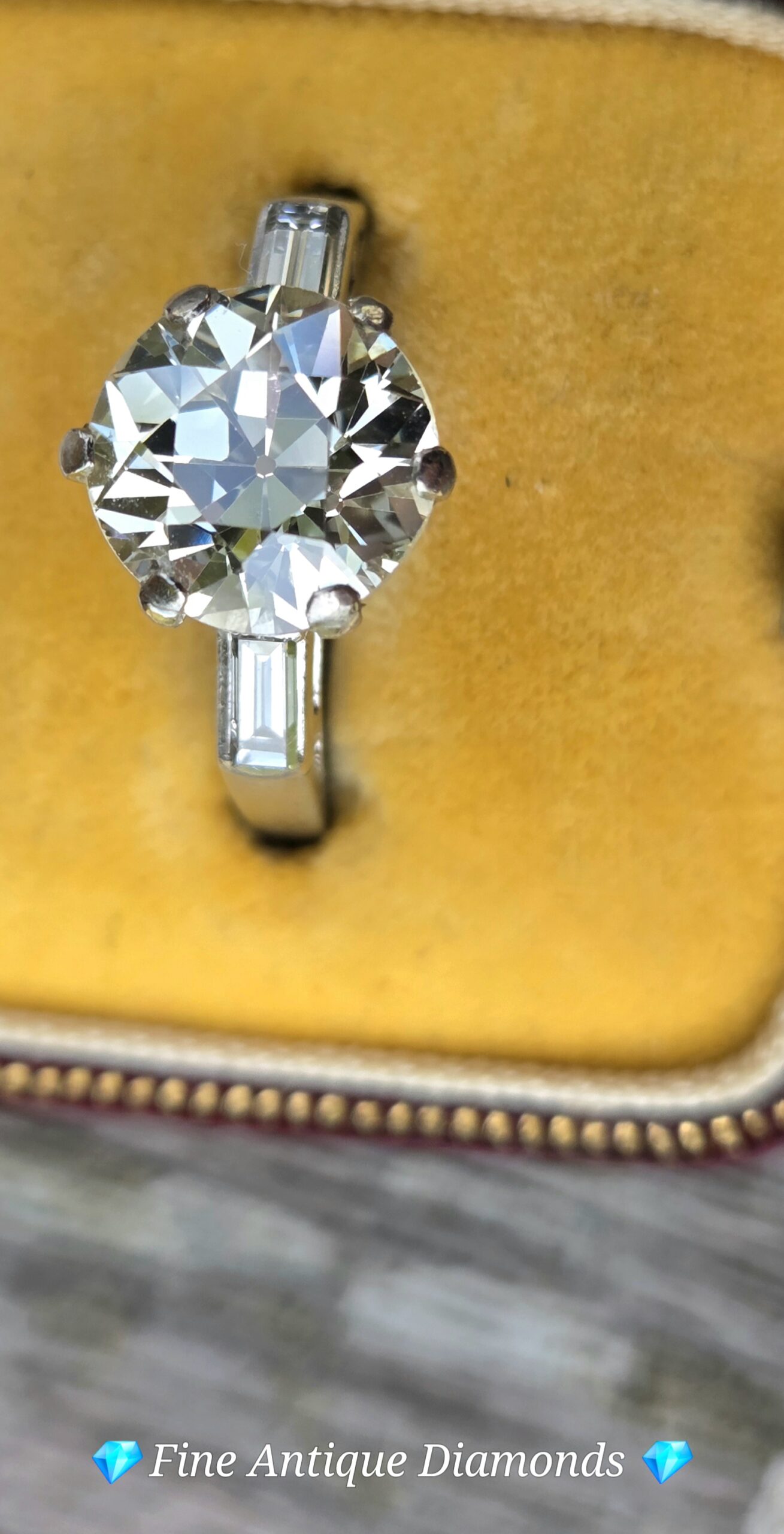 Wonderful 3.50ct Old European Cut diamond solitaire - Image 7