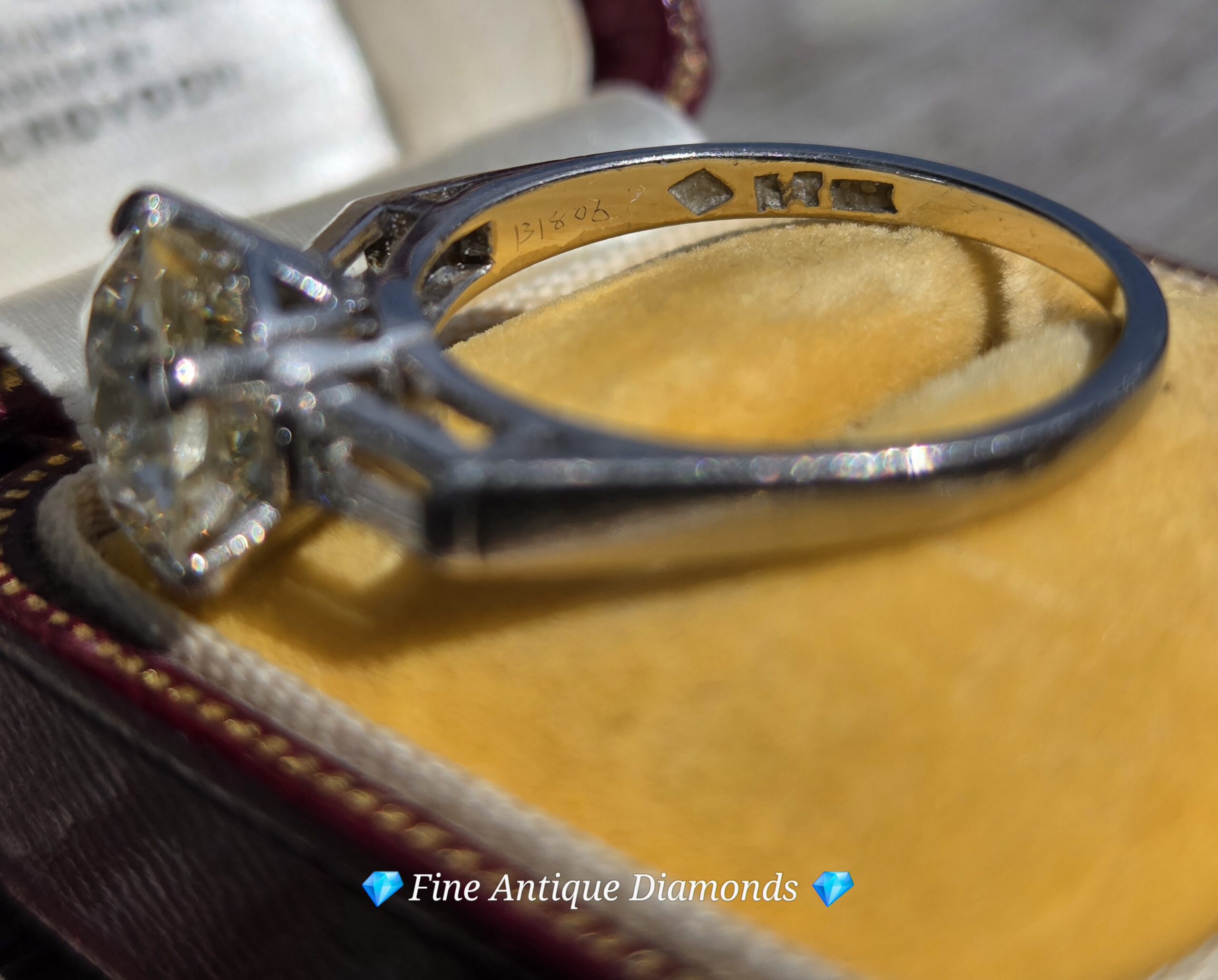 Wonderful 3.50ct Old European Cut diamond solitaire - Image 9
