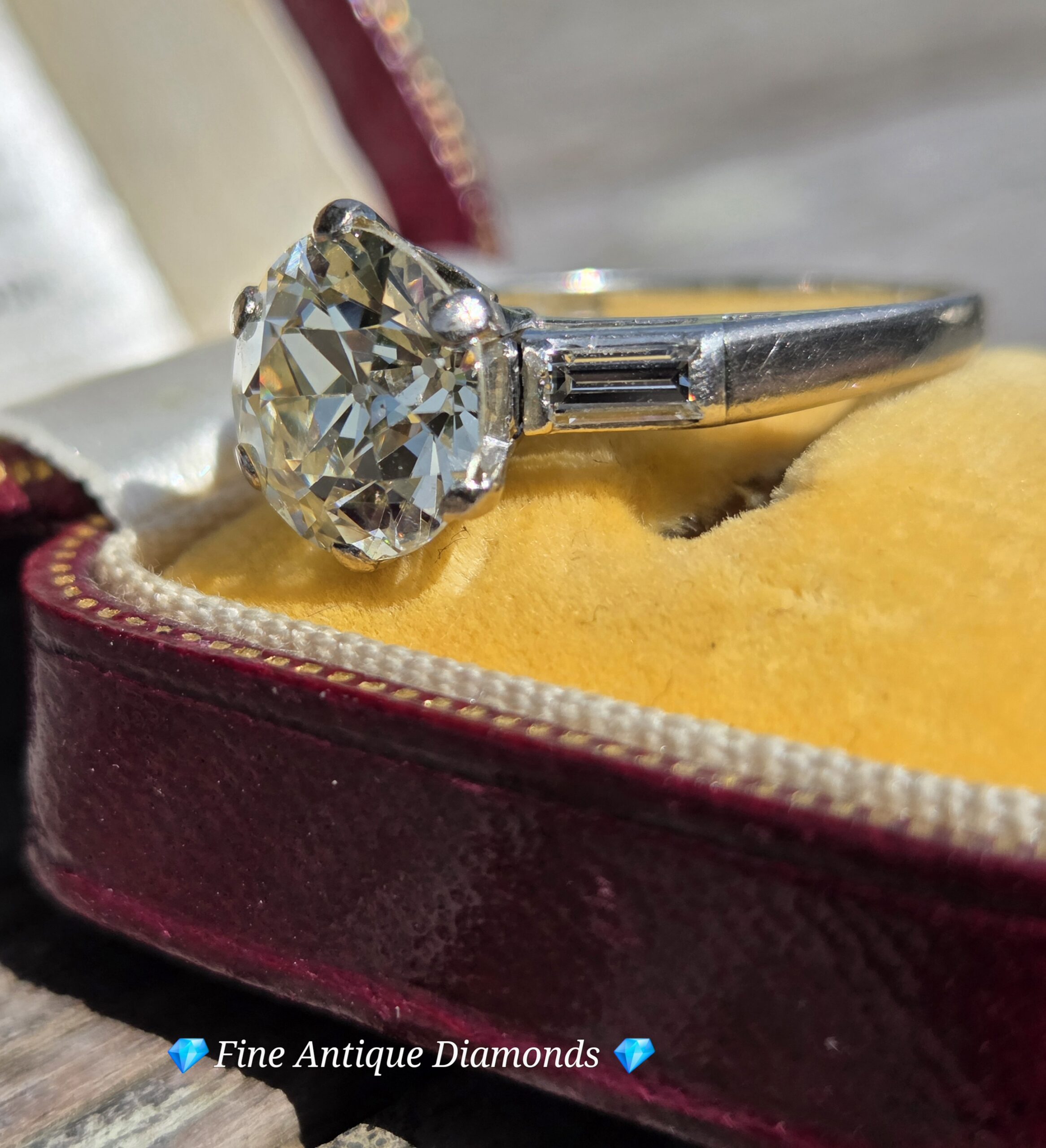 Wonderful 3.50ct Old European Cut diamond solitaire - Image 10