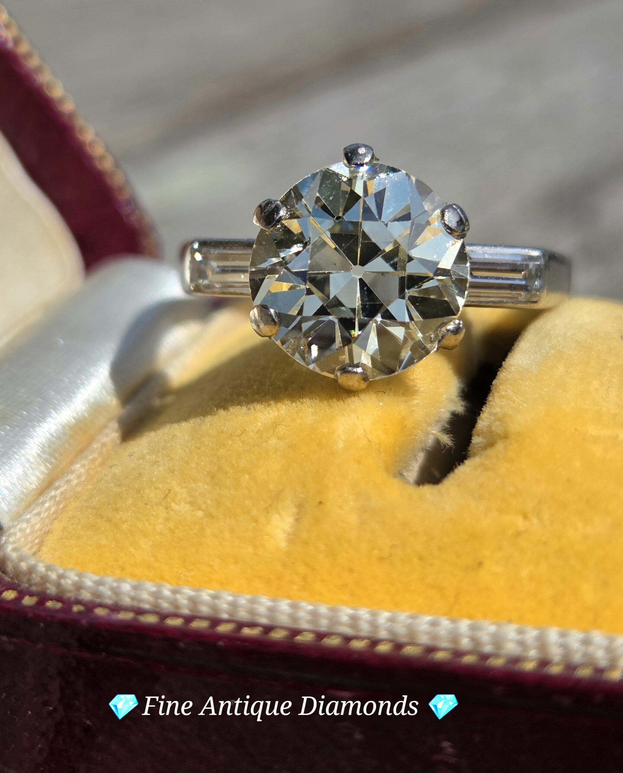 Wonderful 3.50ct Old European Cut diamond solitaire - Image 11