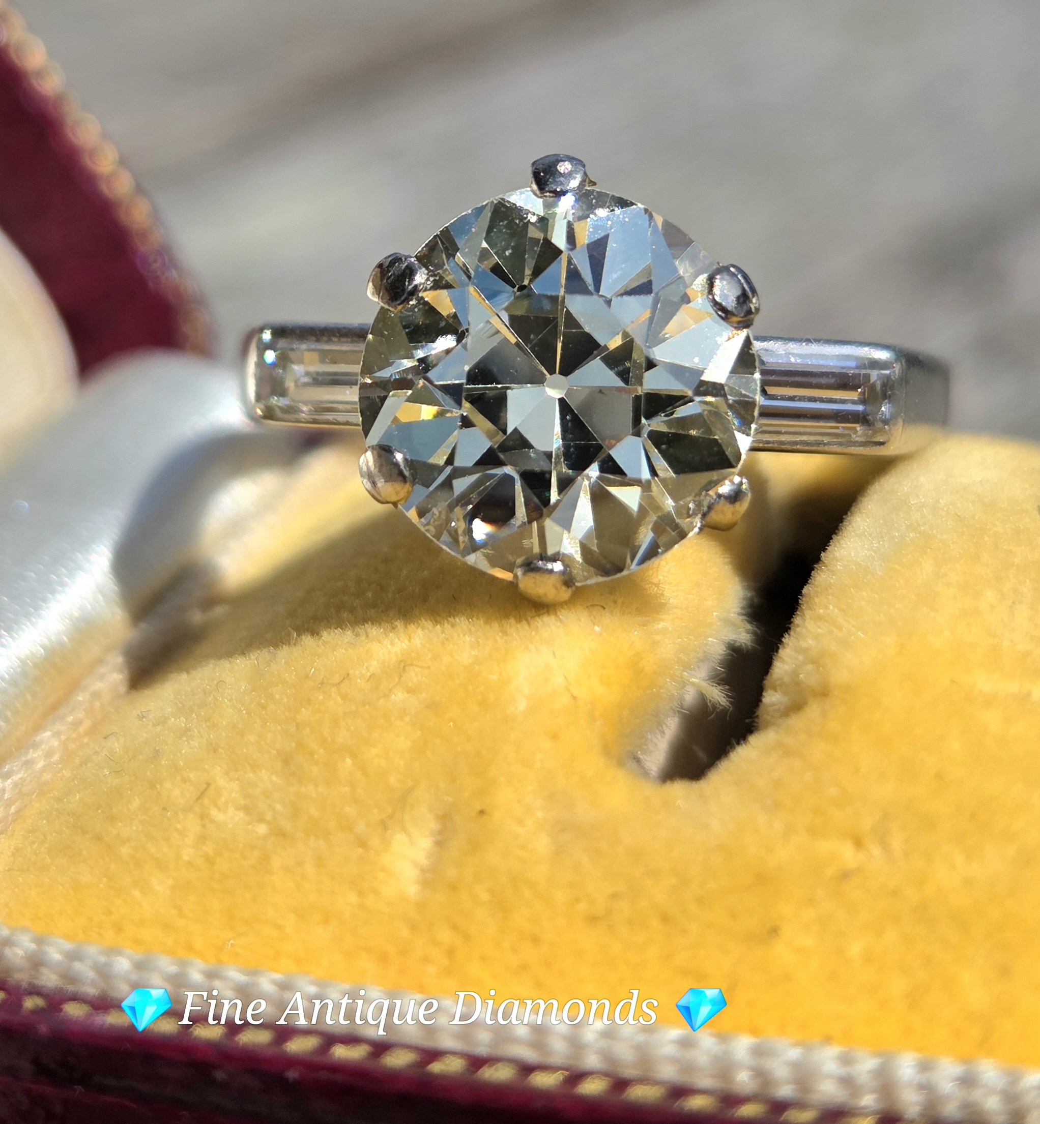 Wonderful 3.50ct Old European Cut diamond solitaire - Image 12