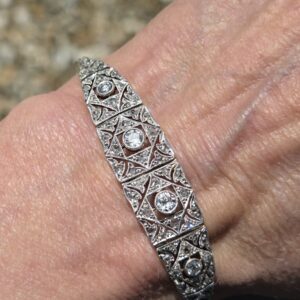 A favourite of mine! Top quality Edwardian Diamond bracelet
