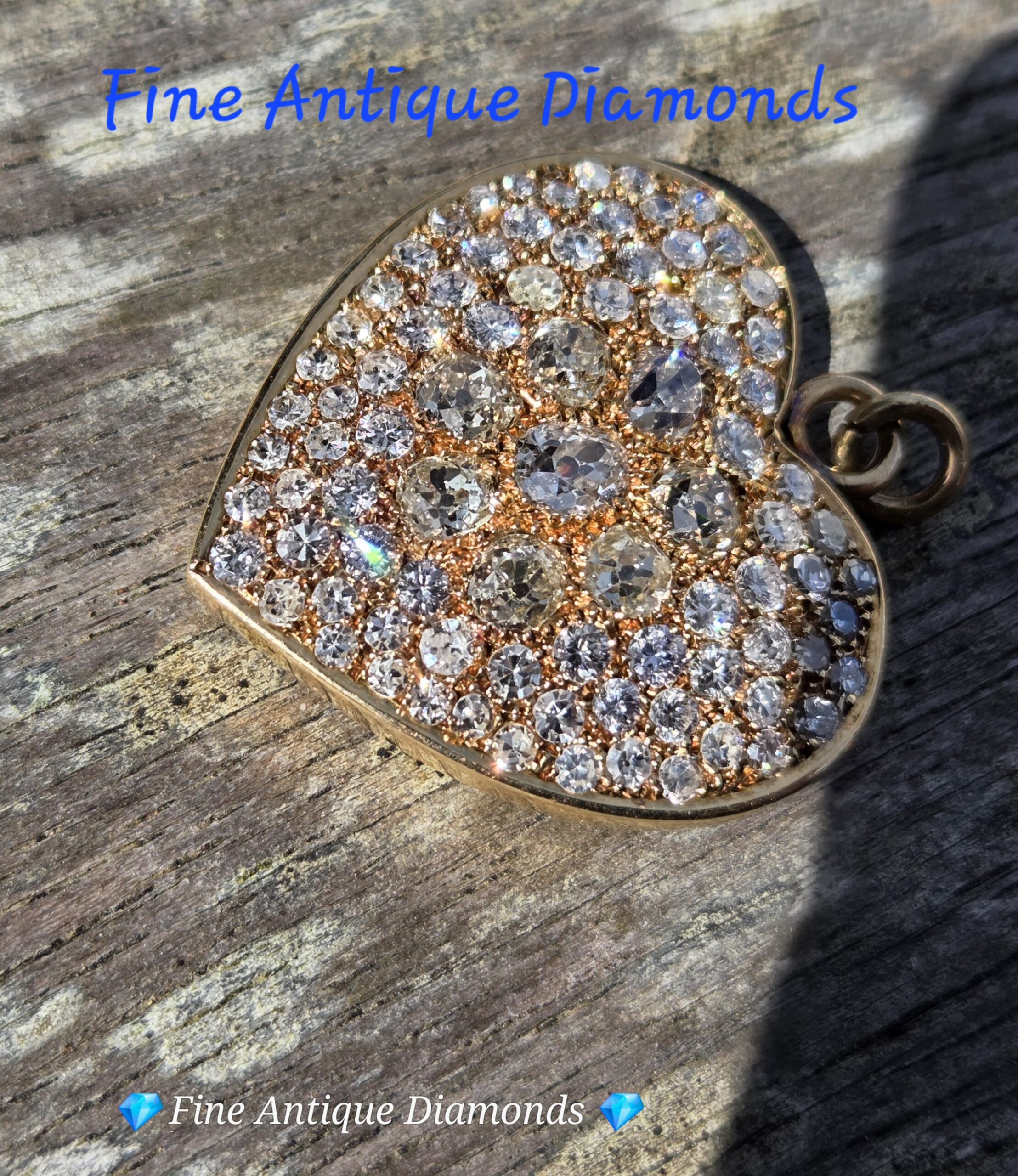 Incredible Old cut Diamond pendant - Image 4