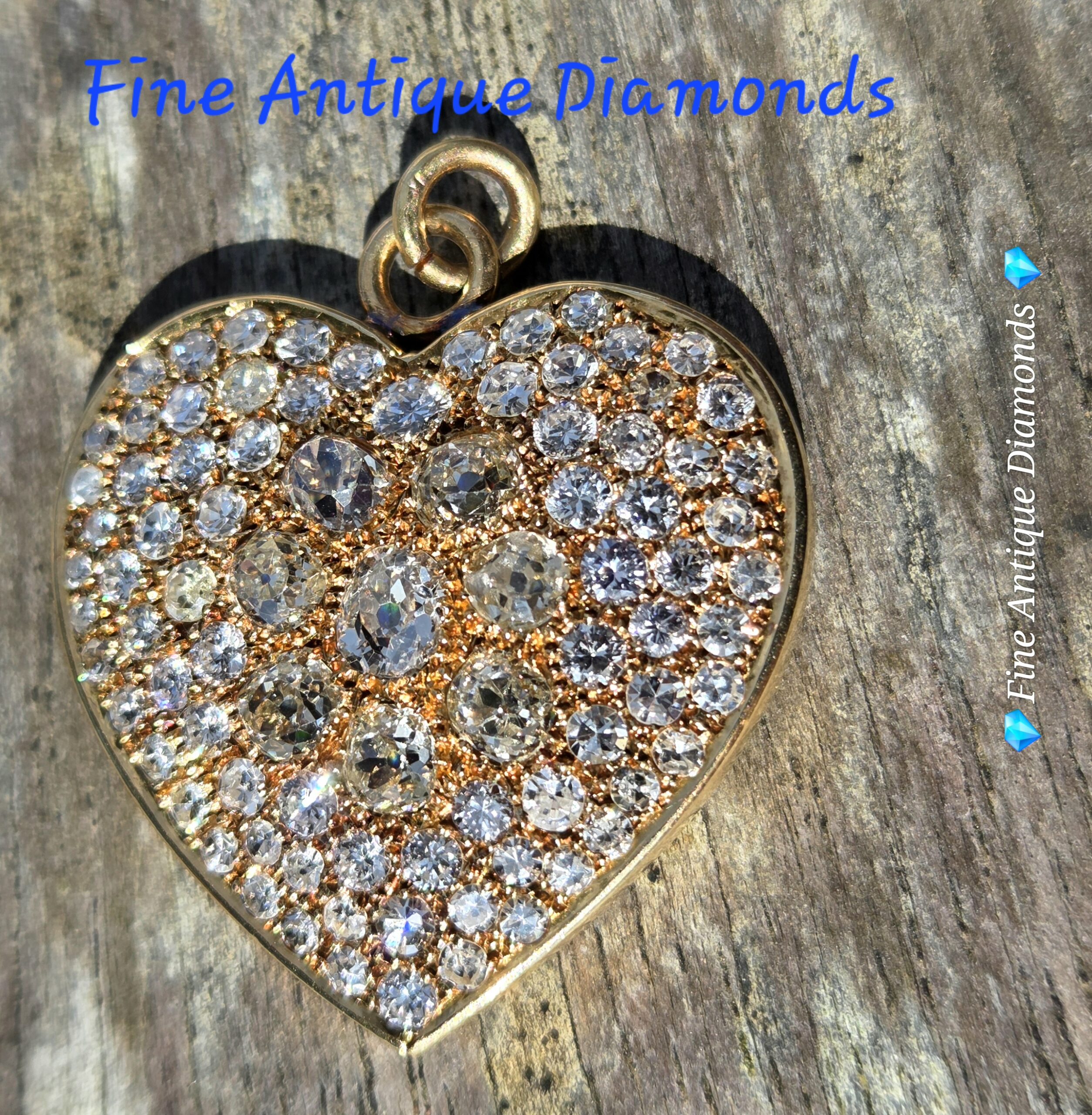 Incredible Old cut Diamond pendant - Image 5