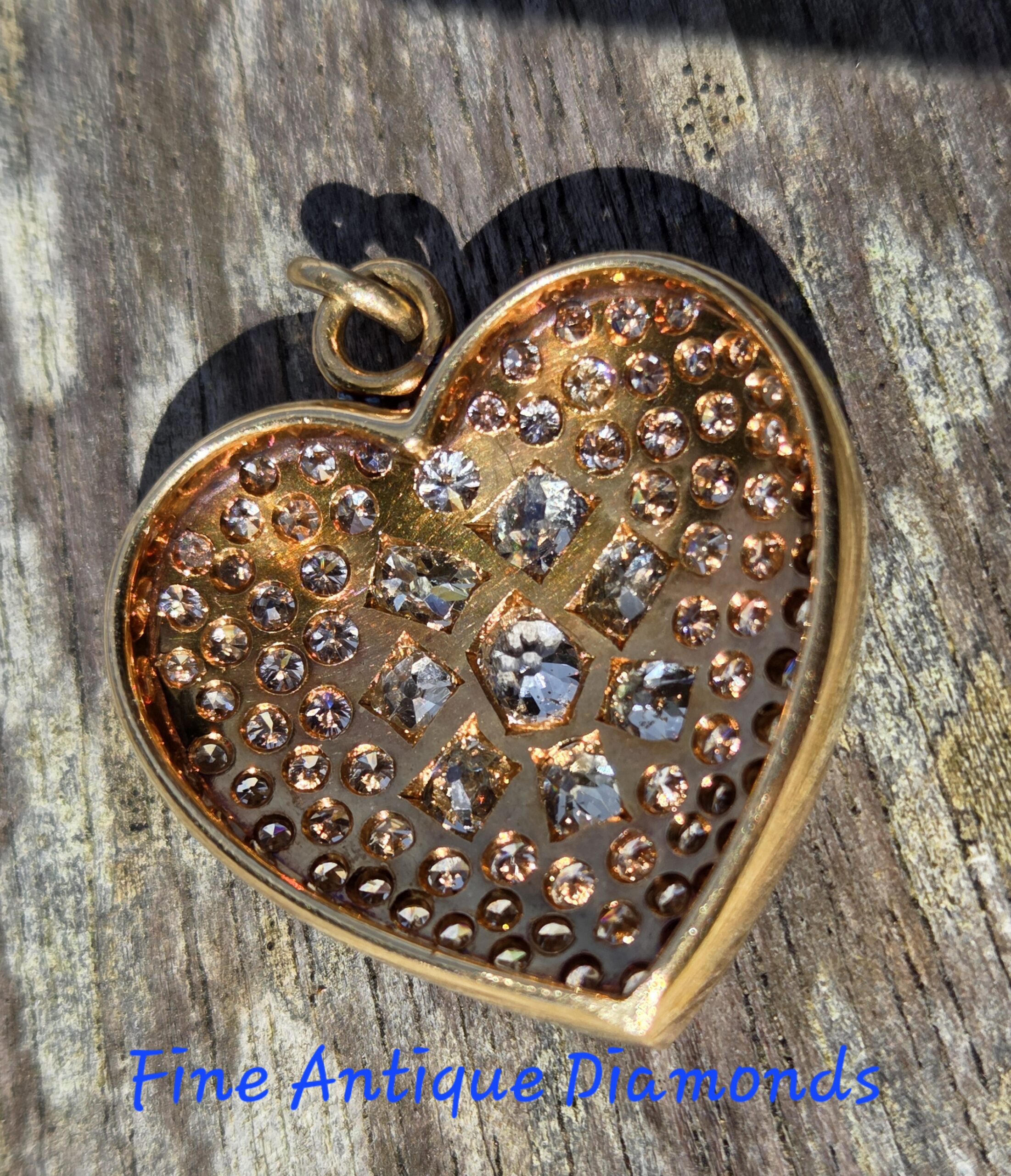 Incredible Old cut Diamond pendant - Image 6