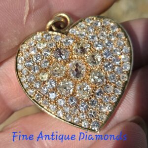 Incredible Old cut Diamond pendant