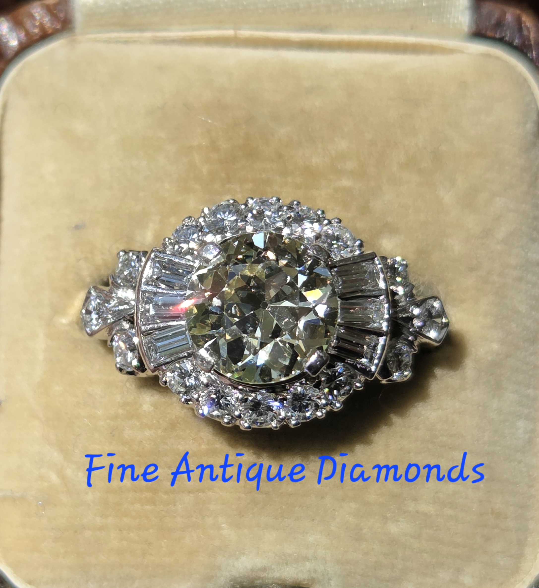 Outstanding quality!! Old Cut Diamond Statement piece!